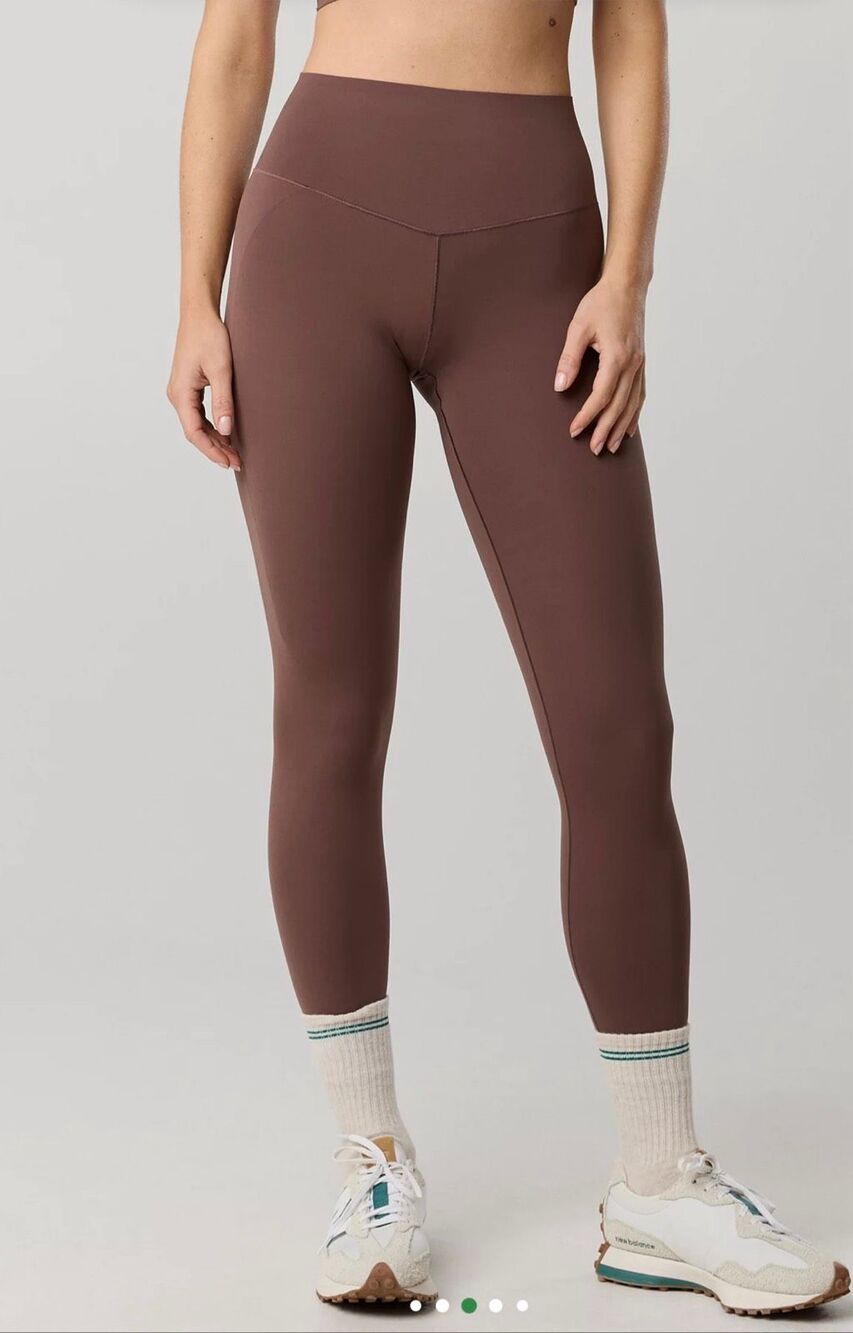 Aerie Offline Brown Pull on Athletic Leggings Size Small Short New
